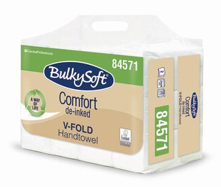 x3000 BULKYSOFT V FOLD H/T FLUSHABLE WHITE
