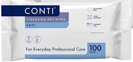 32x100 CONTI SOFT CLEANSING DRY WIPE LARGE