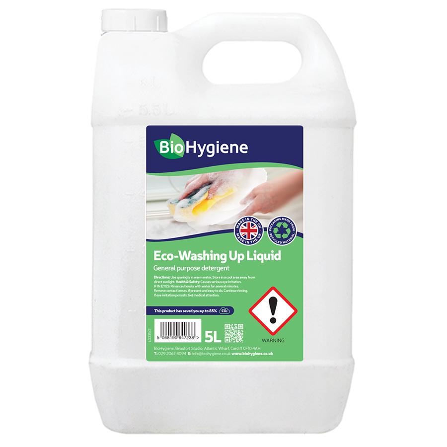 BioHygiene Eco Washing Up Liquid 5L