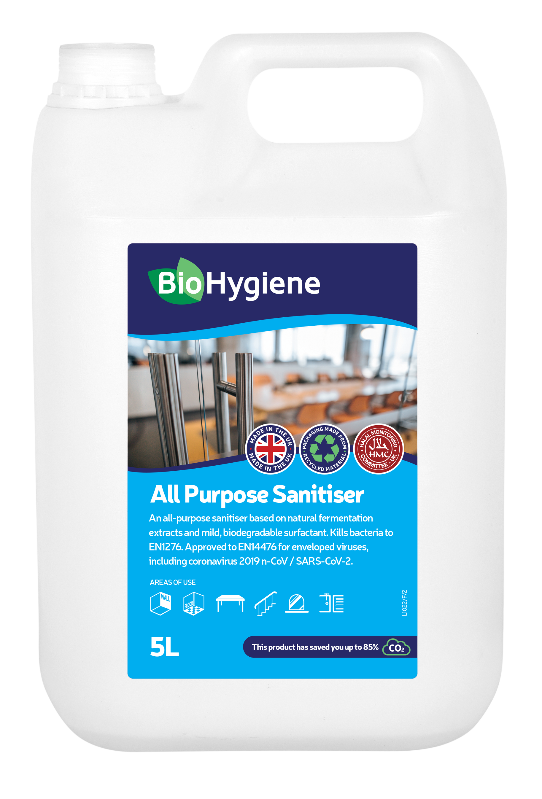 BioHygiene All Purpose Sanitiser RTU 2x5L