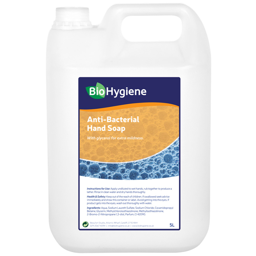 BioHygiene Antibacterial Hand Soap (Fragranced) 5L