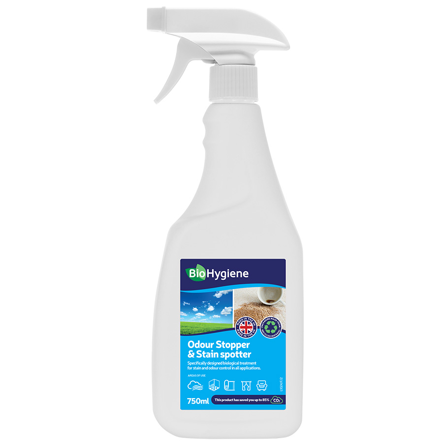 BioHygiene Odour Stopper & Stain Spotter RTU 750ML
