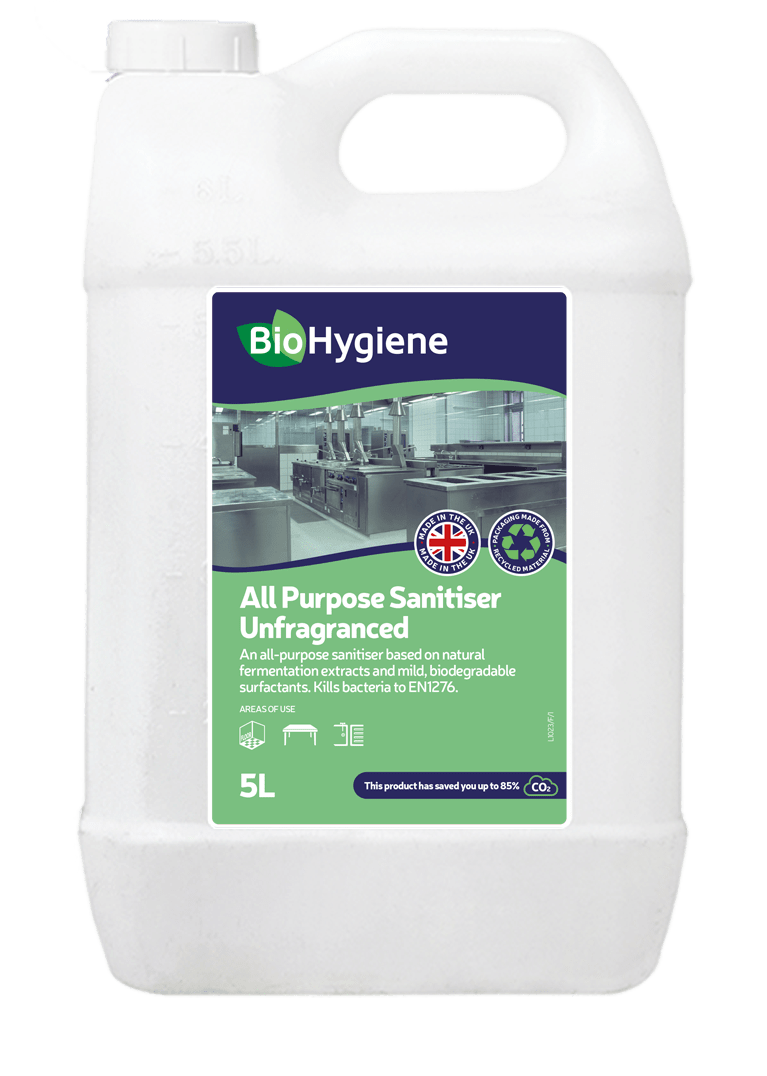 2x5Ltr BH UNPERFUMED SANITISER ALL PURPOSE