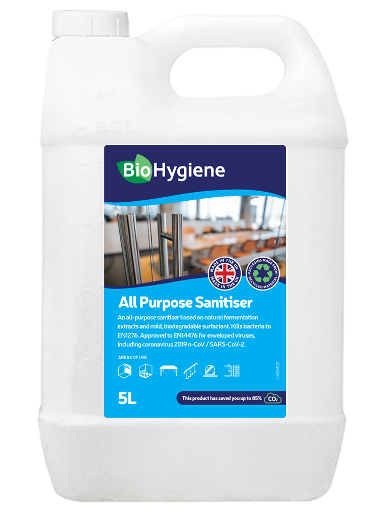 BioHygiene All Purpose Sanitiser (Fragranced) Concentrate 5L