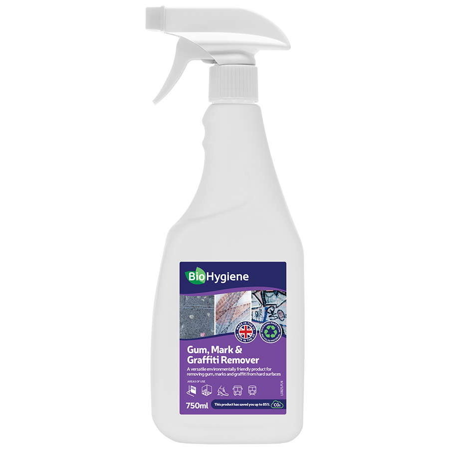 BioHygiene Gum, Mark and Graffiti Remover RTU 750ml