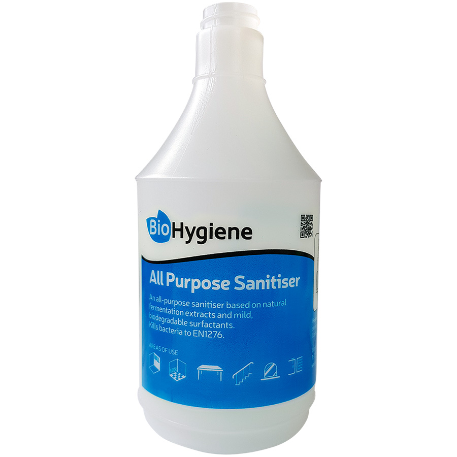 BioHygiene All Purpose Sanitiser (Fragranced) Empty Trigger Bottle 750ML