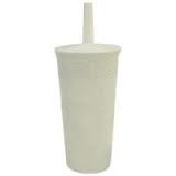 WHITE SYR LUCY TOILET BRUSH SET CLOSED