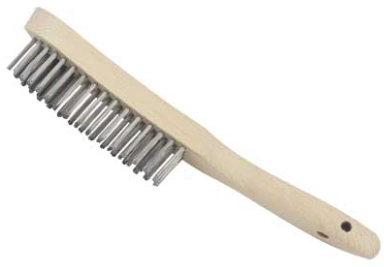 4 Row Wire Brush 290mm x 37mm