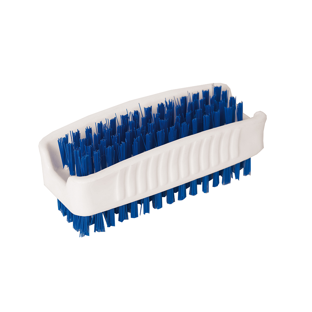 Washable Nail Brush Coloured Stock - Blue