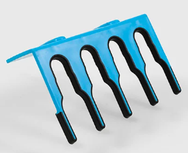 H/B BLUE OVERMOULDED HANGER 206mm BRACKET