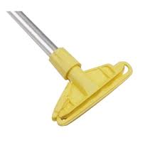 Hygiene Handle 137cm & Plastic Kentucky Fitting - Yellow