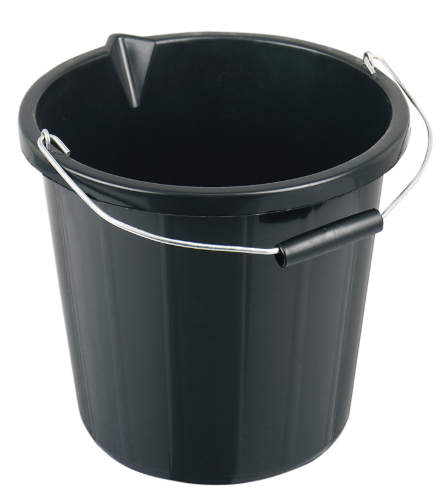 3 Gal Black Builder Bucket
