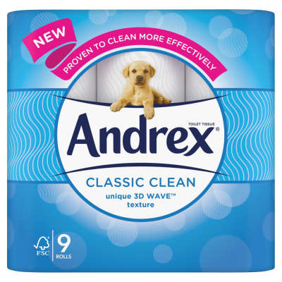 36x190s ANDREX CLASSIC CLEAN WHITE 2PLY