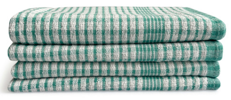 GREEN BUDGET COTTON TEA TOWELS