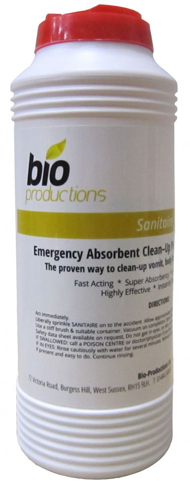 10x240g SANITAIRE CLEAN UP ABSORBENT