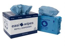 x500 EASI WIPES STRONG TQ 1/4 FOLDED CLOTH