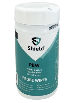 6x200s SHIELD BLUE PROBE SAFE UTENSIL WIPE