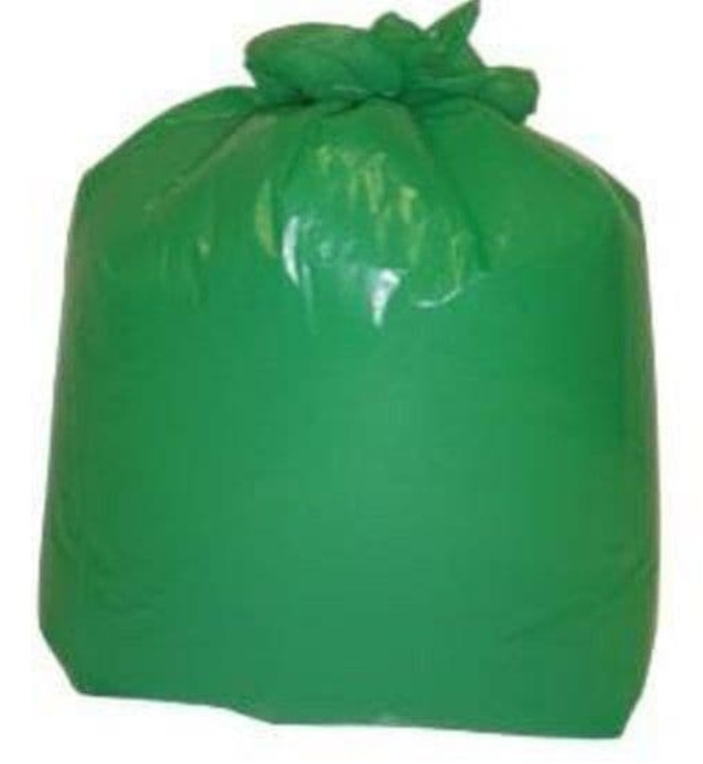 x500 90L GREEN 18x29x38 MEDIUM 10KG BAG