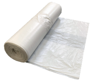 SINGLE ROLL* x100 15L WHITE PEDAL LINER