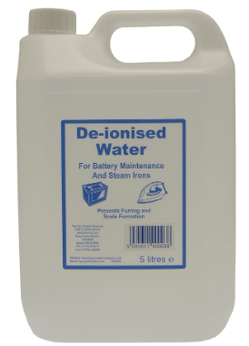 2x5L DE-IONISED WATER