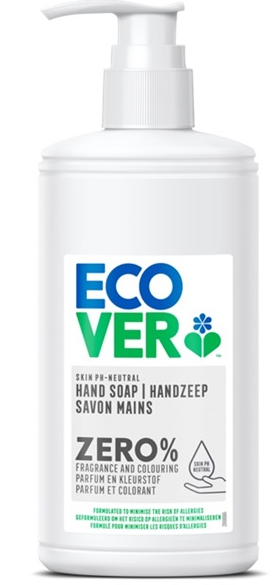 6x250ml ECOVER ZERO% HAND SOAP PUMP