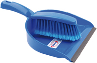 Professional Dustpan & Brush Set Soft - Blue