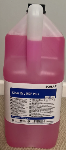 2x5L ECOLAB CLEAR DRY HDP PLUS RINSE AID