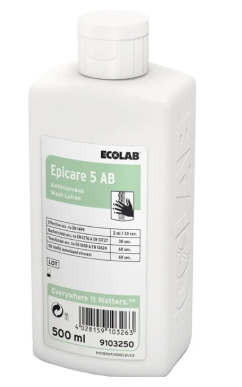 6x500ml ECOLAB EPICARE 5 AB ANTIMICROBIAL