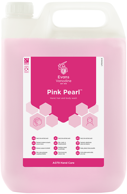 2x5L PINK PEARL SOAP HAND,HAIR+BODY WASH