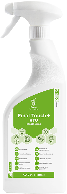 6x750ml FINAL TOUCH BACTERICIDAL WASHROOM
