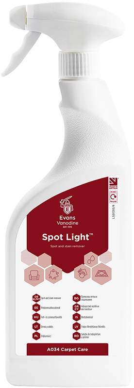 6x750ml SPOT LIGHT SPOT+STAIN REMOVER FOR