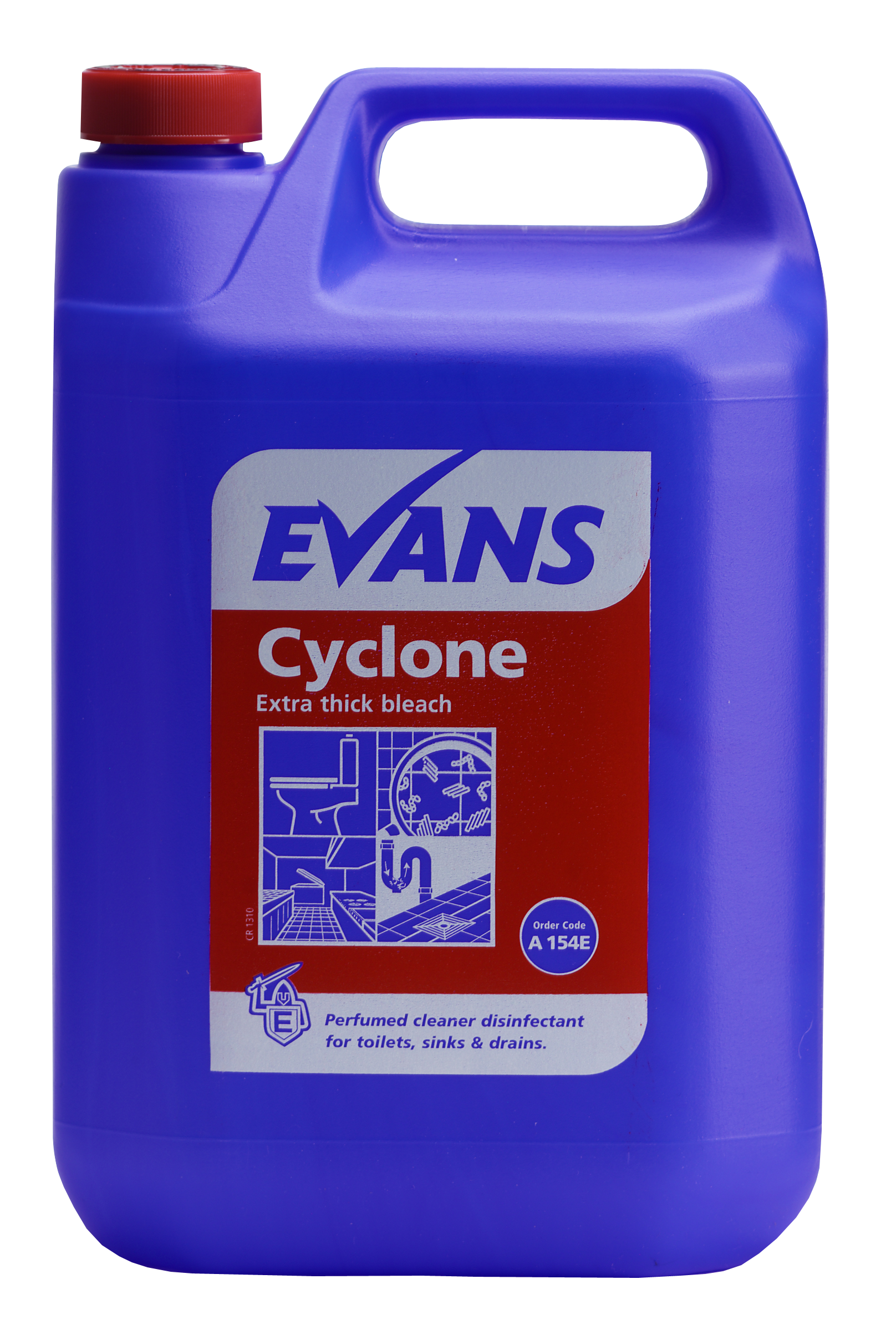 2x5L CYCLONE EXTRA THICK BLEACH