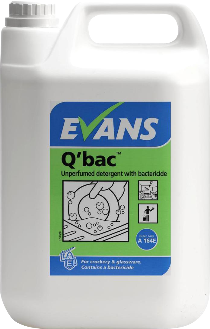 2x5L Q'DET UNPERFUMED WASHING UP LIQUID