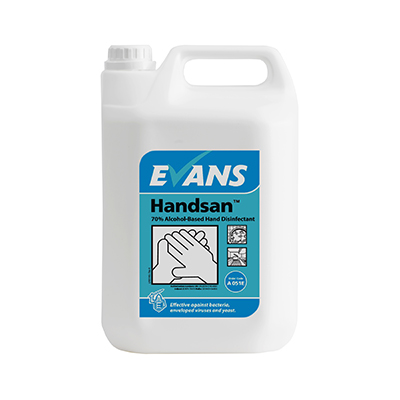 2x5L HANDSAN 70% ALCOHOL BASED HAND