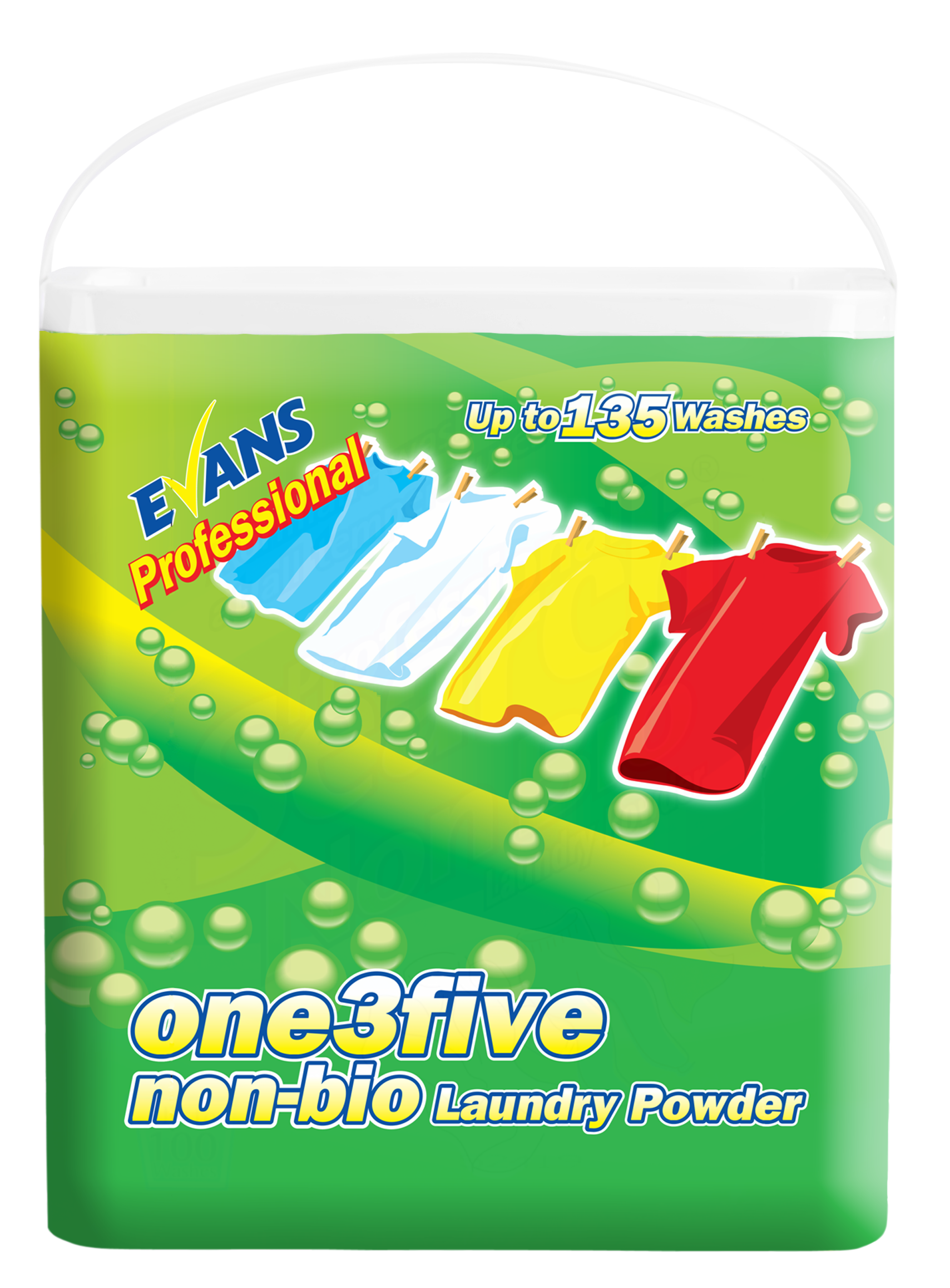 135wsh ONE 3 FIVE NON BIO LAUNDRY POWDER