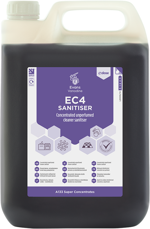 2x5L E-DOSE PURPLE EC4 SANITISER MULTI