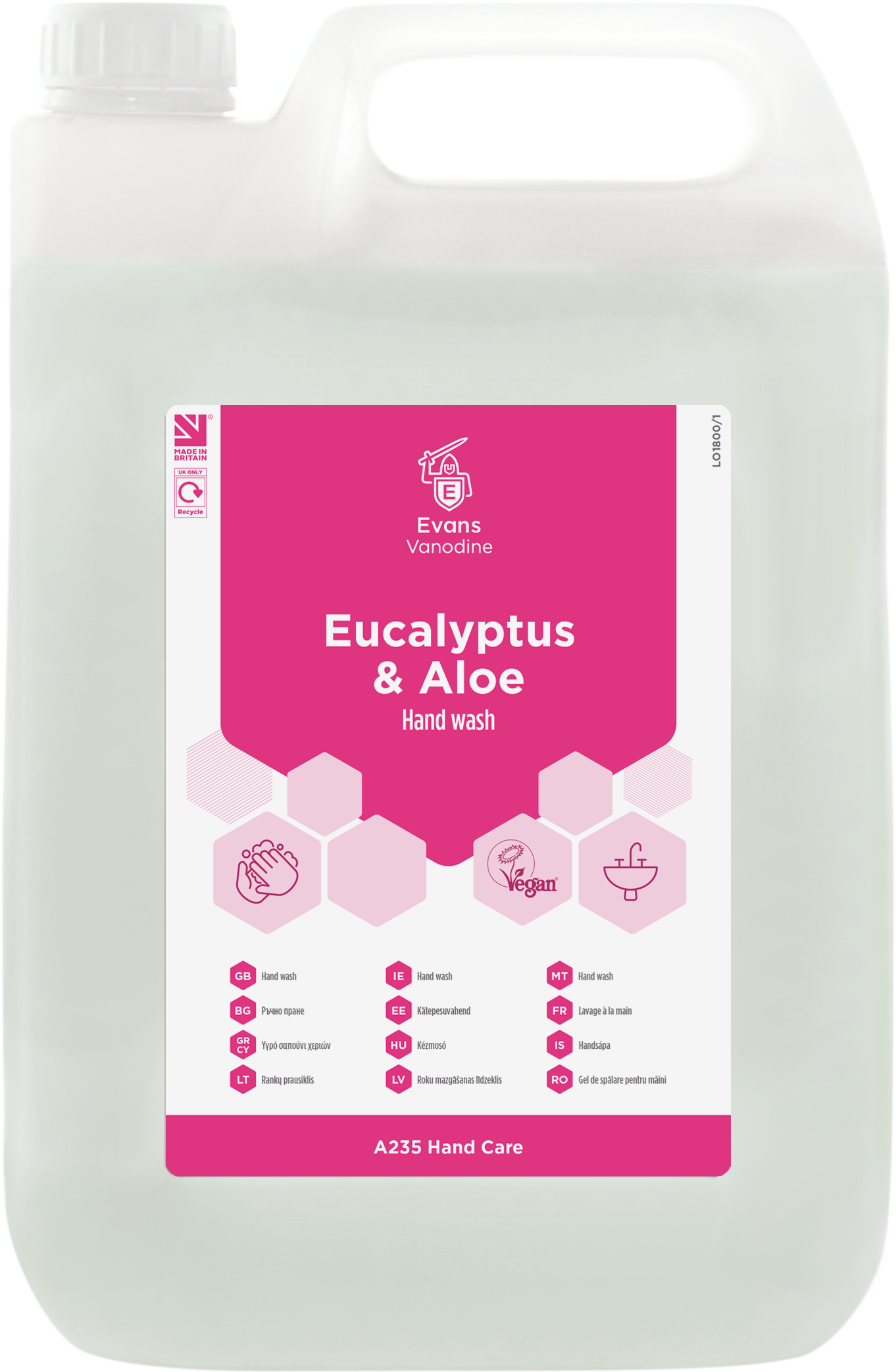 2x5L EUCALYPTUS+ALOE SOAP WHITE