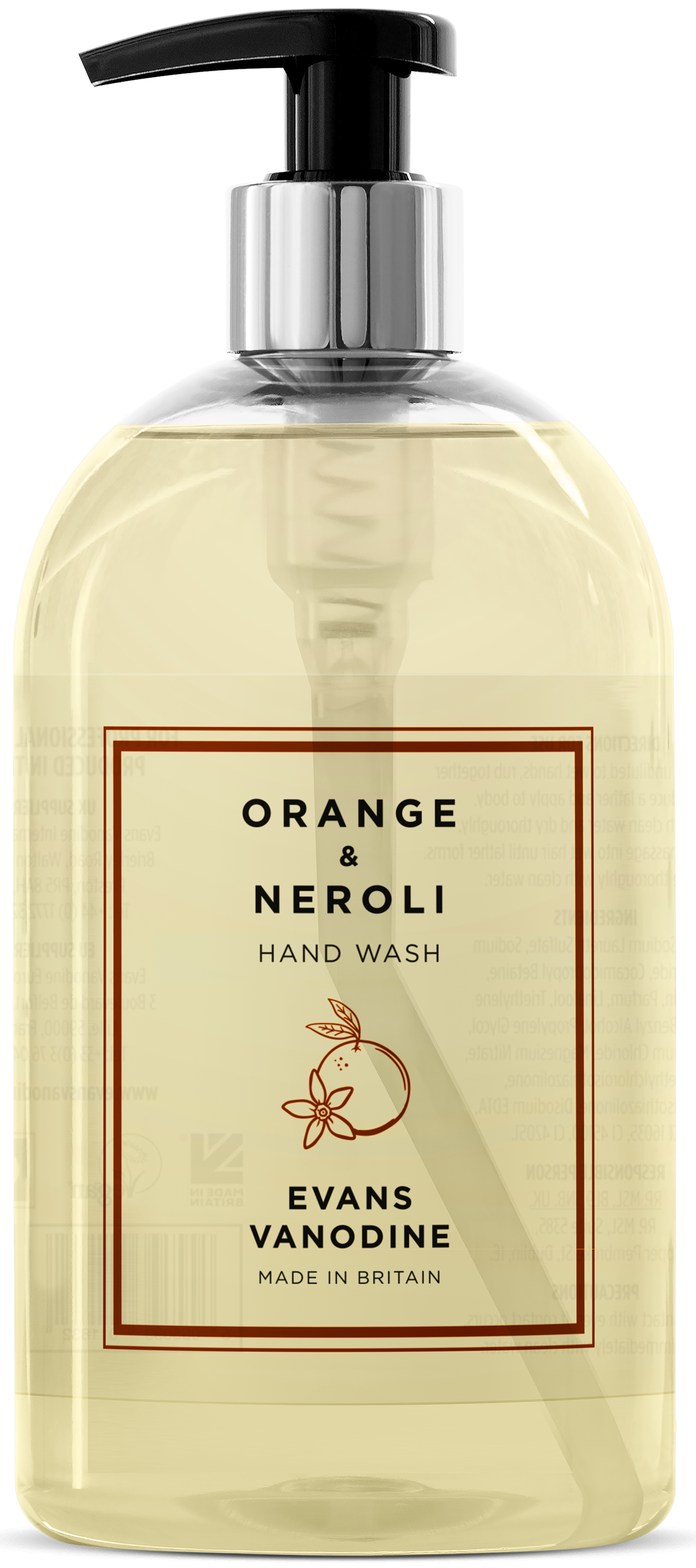 6x500ml ORANGE + NEROLI SOAP PALE YELLOW