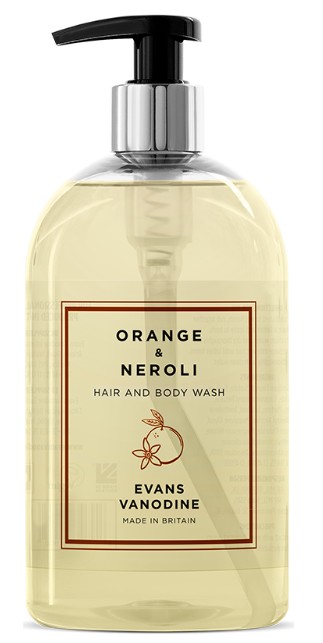 6x500ml ORANGE+NEROLI HAIR+BODY WASH