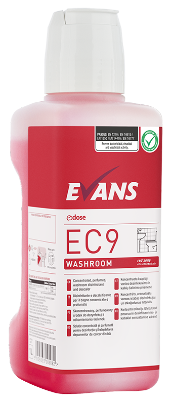 4x1L E-DOSE RED EC9 WASHROOM BACTERICIDAL