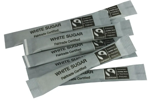 x1000 FAIRTRADE WHITE SUGAR STICKS