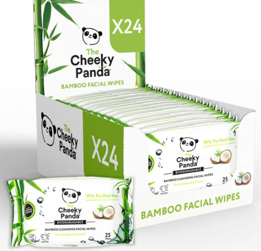 x24 CHEEKY PANDA CLEANSING FACIAL WIPES
