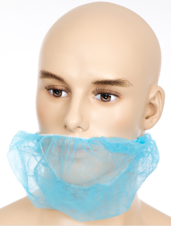SINGLE PACK* x100 BEARD SNOOD BLUE