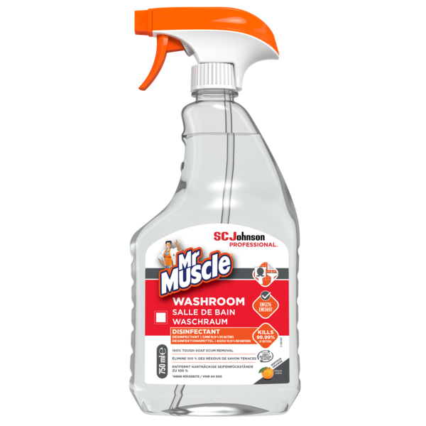 6x750ml MR MUSCLE WASHROOM DISINFECTANT
