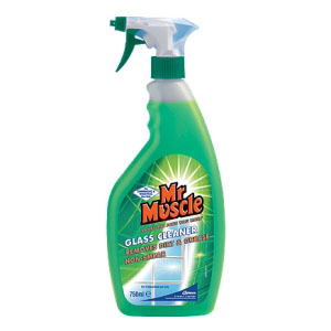 6x750ml MR MUSCLE WINDOW+GLASS CLEANER