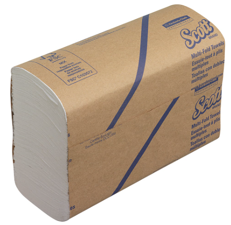 Scott Hand Towels Multifold 1ply White