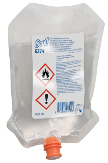 6x400ml SCOTT TOILET SEAT+SURFACE CLEANER
