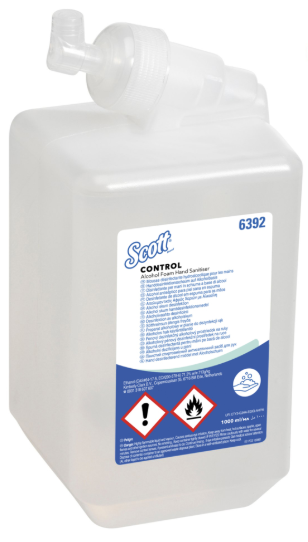 6x1L SCOTT CONTROL ALCOHOL FOAM HAND