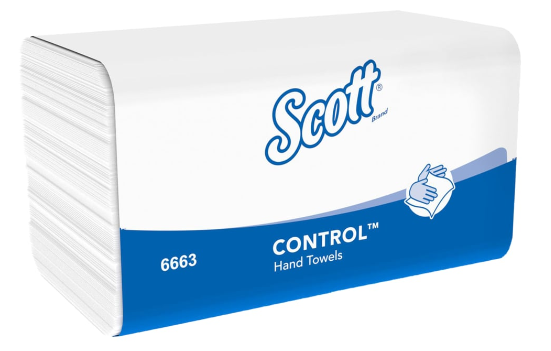 Scott Performance Hand Towel 1ply White