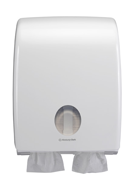 Aquarius Twin Toilet Tissue Dispenser White